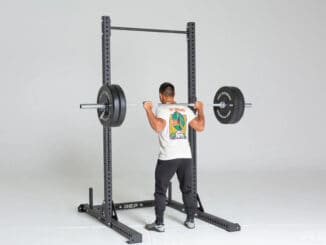 Rep Fitness SR- 4000 Squat Rack lifting