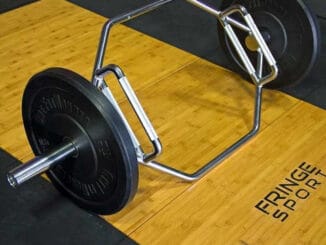 FringeSport Hex Bar with weighats