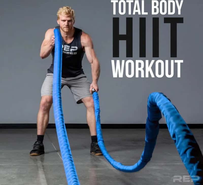 REp Fitness REP V2 Sleeve Battle Rope total body workout