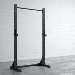 American Barbell Pull-Up Squat Stand quarter view
