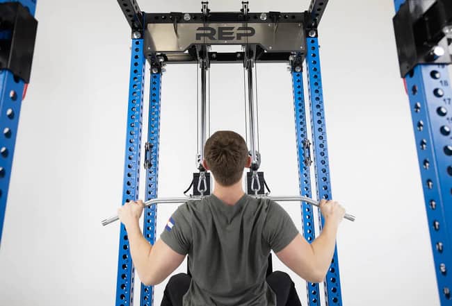 Rep Fitness Ares Cable Attachment (4-Post Series Pre-Order) with a user 1