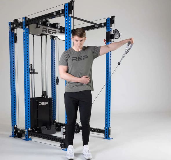 Rep Fitness Ares Cable Attachment (4-Post Series Pre-Order) with a user 3